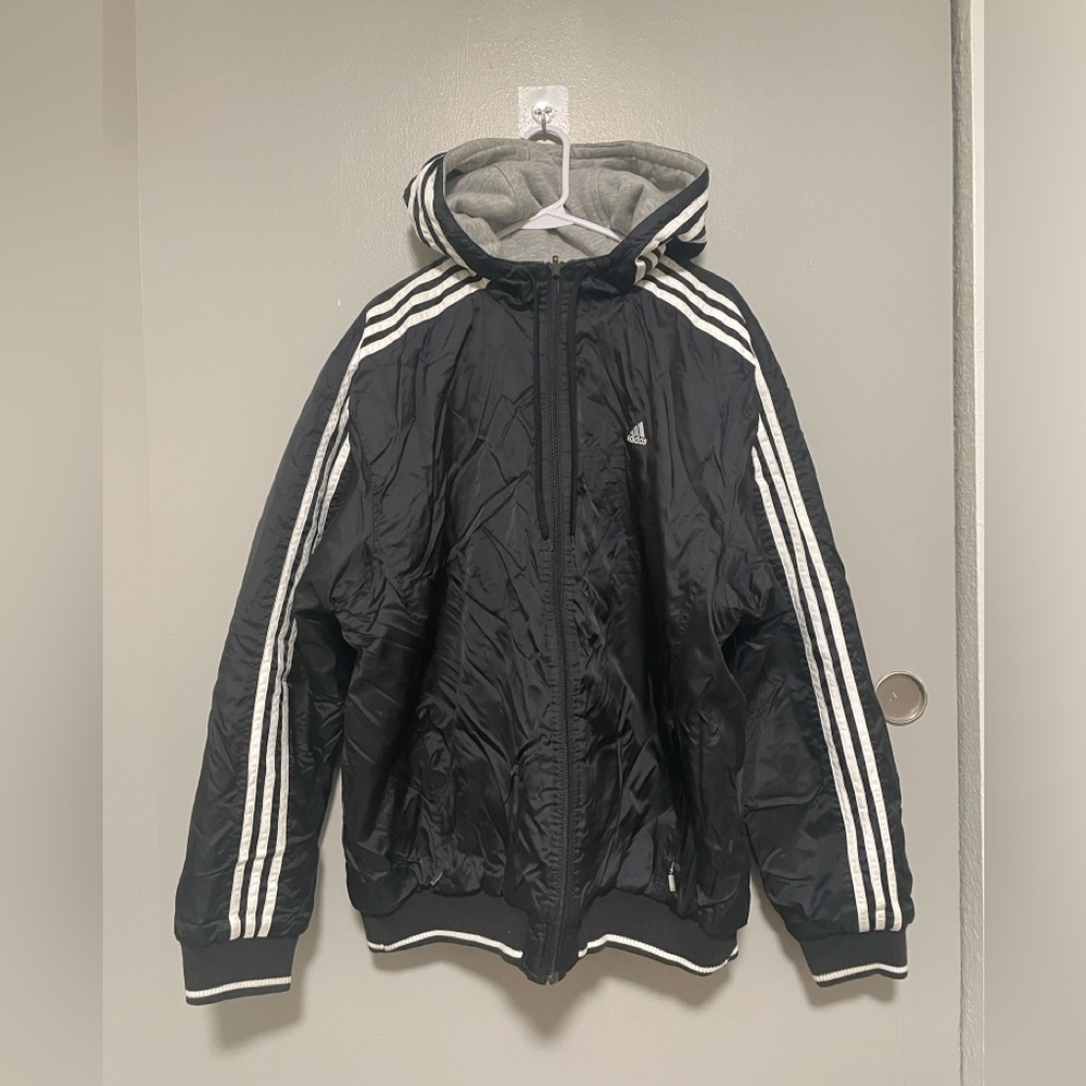 Men’s L Size Reversible Adidas Jacket